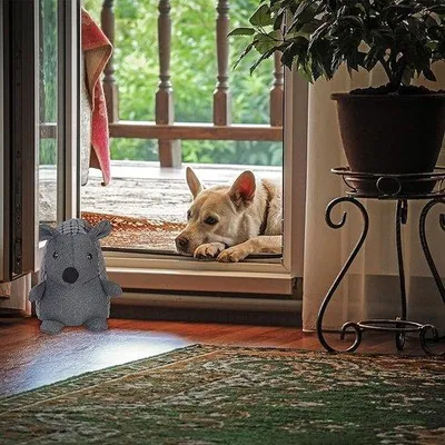 Produktbild von Famanu Türstopper für Hunde, niedliches Igel-Design - 20 x 13 x 22 cm