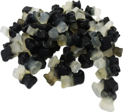 Produktbild von Lakritz Bären mit Pfefferminze und Lakritz gelatinefrei 1000g