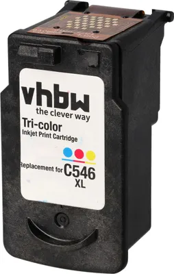 Produktbild von vhbw Tintenpatrone Cyan/Magenta/Yellow kompatibel mit Canon Pixma TS3350, TS3152, TS3151, TS3150, TS305, TS304, TS302 Drucker (wiederaufgefüllt, 12ml)
