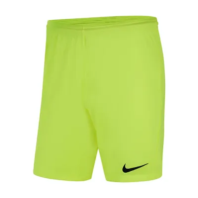 Productafbeelding van Nike Dri-FIT ParkIII heren shorts - Modelnummer: BV6855, Kleur: Geel, Materiaal: M