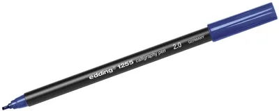 Produktbild von Edding Faserschreiber 'Calligraphy Pen 1255 2.0', Blau (10 Stück)