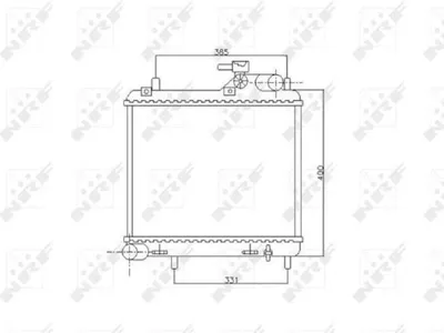Image de NRF 53745 Radiateur Refroidissement moteur