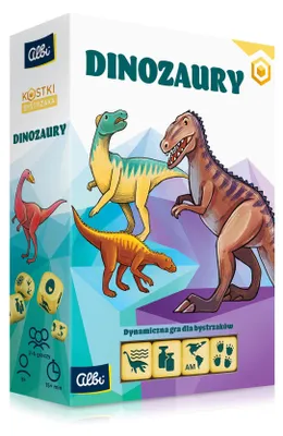 Produktbild von Lernspiel „Clever-Würfel: Dinosaurier“