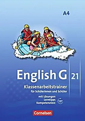 Obrázok produktu pre English G 21. Ausgabe A 4. Klassenarbeitstrainer mit Audios und Lösungen online