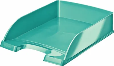 Immagine prodotto di Leitz 52263051 5226 Vassoio per lettere Plus WOW - A4, polistirolo, blu ghiaccio