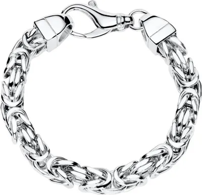 Produktbild von Königsarmband aus 925er Silber, 7,5 mm, rhodiniert von JEWLIX