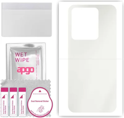 Produktbild von apgo Rückseite Schutzfolie, Matt, kompatibel mit Vivo Y22 2022, Hinten Hydrogel-Displayschutzfolie mit Positionierhilfe, kratzfest, einfache Montage