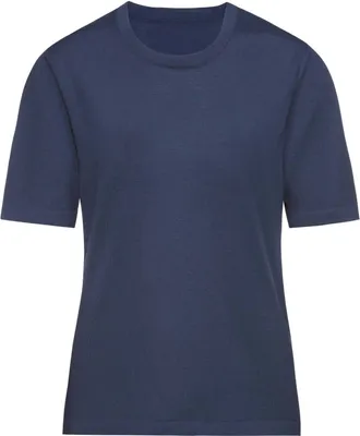 Produktbild von Greiff STRICK Damen Strickshirt Kurzarm Rundhals Regular Marine XS