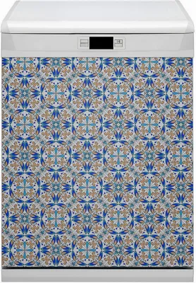 Produktbild von Magnet für Spülmaschine Abwaschbar 60x80 cm Magnet für Spülmaschine Magnetmatte Nachbildung - Marokkanische Verzierung
