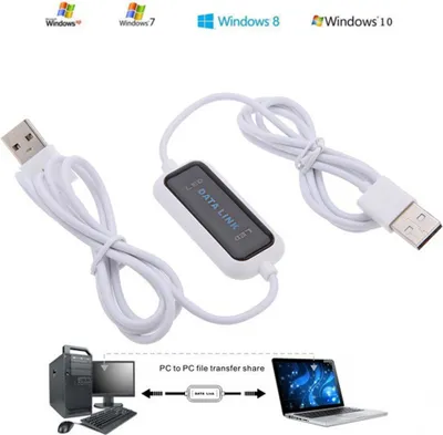 Produktbild von P79C Bolwins 160cm Kopie Datenkabel PC auf PC USB 2.0 auf USB 2.0 Kabel Multimedia Sync
