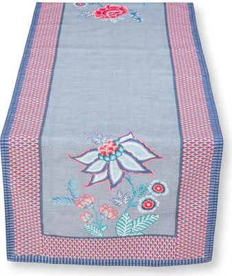 Produktbild von Pip Studio Tischläufer Flower Festival Blue 50x150cm