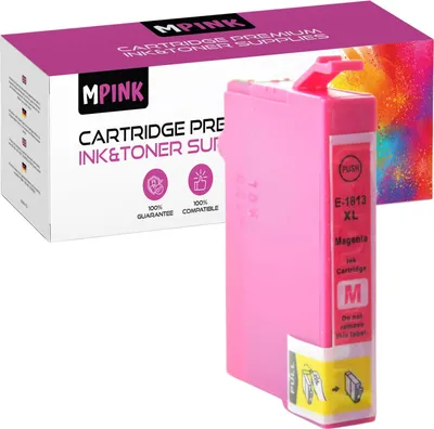 Produktbild von Druckerpatronen für Epson T1813 Magenta Expression Home XP-30 102 202 215 225 Series