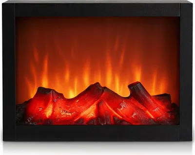 Zdjęcie produktu dla Kominek elektryczny LED czarny 29x23 cm
