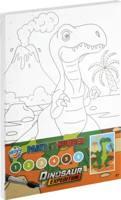 Immagine prodotto di Dipingere con i numeri: Dinosaurio, 29,7 x 19 cm