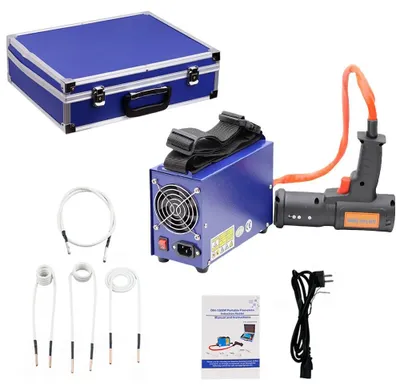 Obrázok produktu pre Elektromagnetický indukčný ohrievač – ručné zariadenie, 1500 W, 220 V – ohrev bez plameňa – na uvoľňovanie skrutiek a matíc – zástrčka typu EÚ