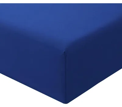 Produktbild von Spannbettlaken 140x200cm Königsblau Mikrofaser mit 30cm Steghöhe
