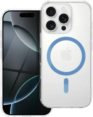 Immagine prodotto di Drop Glue Anello colorato Mag Cover compatibile con MagSafe per IPHONE 12 PRO MAX blu chiaro