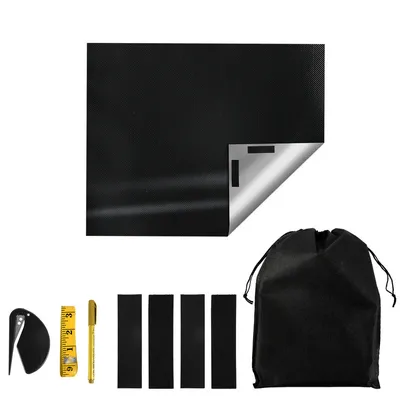 Obrázek produktu pro Aopunly 145*100cm zatemňovací tkanina ochrana proti slunci zatemnění ochrana proti slunci 100% zatemnění, fólie s tepelnou vrstvou, neprůhledná pro okna, střešní okna