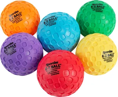 Image de Spordas Ballset - E-Z Balls Set avec 6 couleurs pour enfants