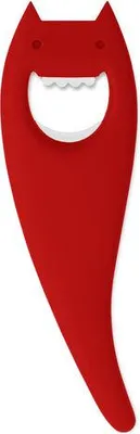 Zdjęcie produktu dla Alessi "Diabolix" Bottle-Opener, Red (Art.-Nr. ABC01 R, EAN 8003299920877)
