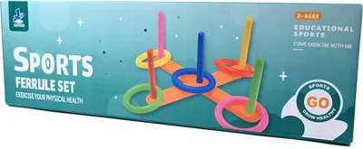 Produktbild von Wurfspiel Ringwurfspiel für Kinder Garten & Indoor Geschicklichkeitsspiel Zielwerfen
