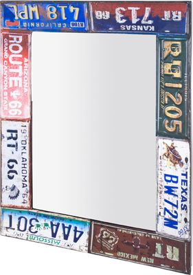 HAKU Möbel Spiegel vintage - Maße: B 61 cm x H 81 cm x T 5 cm; 89979