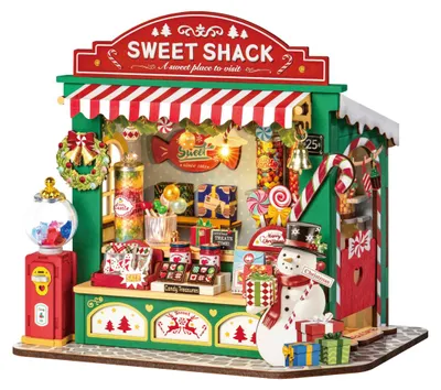 Robotime, Christmas Candy Stand, DS043, 17,0x11,4x16,0 cm