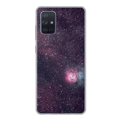 Produktbild von MuchoWow® Handyhülle Schutzhülle Hülle für Samsung Galaxy A51 Universum - Sterne - Rosa - Jungen - Mädchen - Kinder Silikon Softcase Handy Hülle - Schutzabdeckung