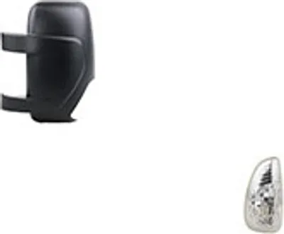 Produktbild von Johns, Spiegelkappe + Spiegelblinker passend für Opel Movano B 05/10- ab links Fahrers. 261652475R 2616500Q0B 261650223R 4419994 93167593