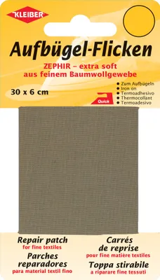 Immagine prodotto di KLEIBER 31005 KLEIBER Zephyr toppe da stirare, 300 x 60 mm, marrone chiaro