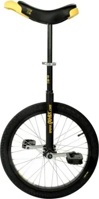 Produktbild von Einrad QU-AX Luxus 20" schwarz Alufelge, Reifen schwarz