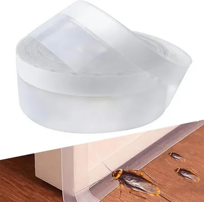 Produktbild von 10 m selbstklebendes TPE-Dichtungsband, 45 mm, transparent