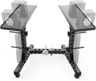 Produktbild von Verstellbares Hantel- und Gewichtsständer | trägt bis zu 200kg, platzsparendes Design für die Organisation Ihres Heim-Fitnessstudios