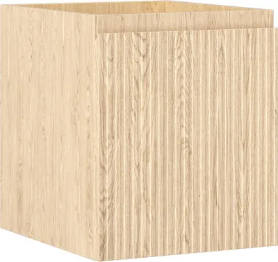 Obrázek produktu pro Mexen Rivel koupelnová skříňka pod umyvadlo 40 cm, 1 zásuvka, drážkovaná, dub - 91A20-04047-1-BF81