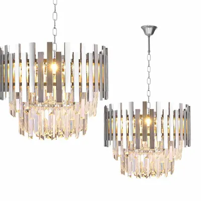 Produktbild von Kristall Kronleuchter Milagro ASPEN Chrom 6xE14