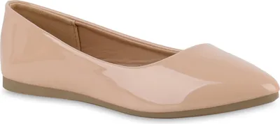 Produktbild von VAN HILL Damen Klassische Ballerinas Slippers Schuhe 840125, Farbe: Beige, Größe: 41