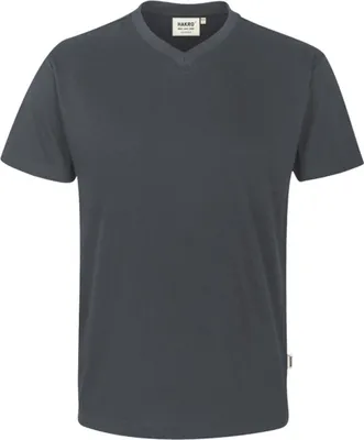 Produktbild von HAKRO V-T-Shirt Classic Herren #226 Gr. XL anthrazit