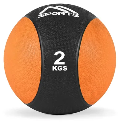 Produktbild von Medizinball 10 kg, professionelle Qualität, mit Trainingsposter