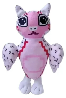 Produktbild von Steal A Brainrot Sammy Jandel Erdbeer Elefant Plüschfigur Kuscheltier Anime Spielzeug Weihnachtsgeschenk - Modell: Pink Meowl