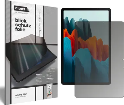 Produktbild von Blickschutzfolie für Samsung Galaxy Tab S7 matt Schutzfolie Folie Display Schutz dipos