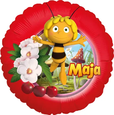 Produktbild von Biene Maja Folienballon - Rund ø45 cm "Maja"