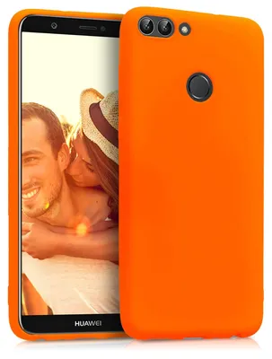 Image de kwmobile 44692.69, Coque, Huawei, Huawei Enjoy 7S/P Smart, 14,3 cm (5,65 pouces), Orange