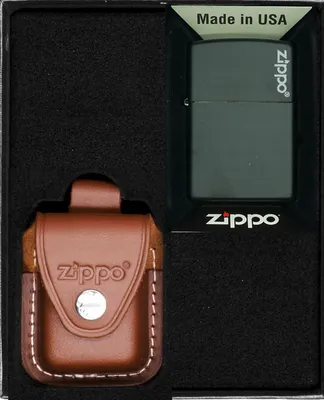 Obrázok produktu pre Sada zapaľovačov ZIPPO BLACK MATTE LOGO dar No2