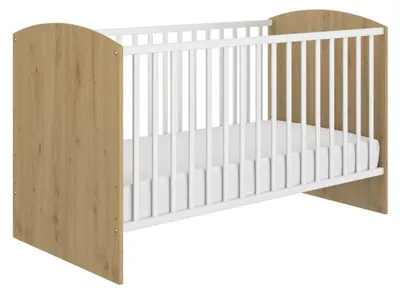 Image de Galipette Lit bébé 70x140 cm bois blanc