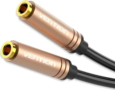 Imagen del producto de Conector Vention BFABY, 3.5 mm, hembra, 3.5 mm, hembra, cobre estañado, color