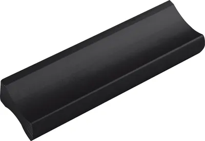 Zdjęcie produktu dla Uchwyt meblowy Alto LA 32mm - płaski uchwyt do szuflad, szerokość 58mm - idealny jako uchwyt do szuflad, czarne matowe aluminium
