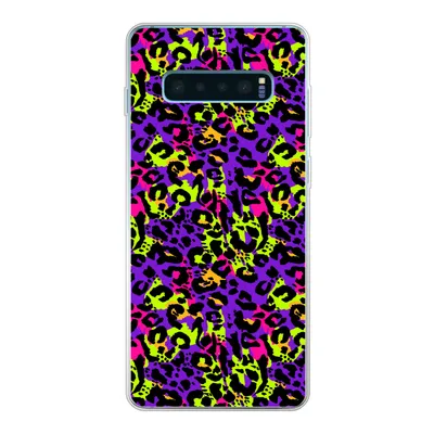Produktbild von MuchoWow® Handyhülle Schutzhülle Hülle für Samsung Galaxy S10 Lite Tiermuster - Regenbogen - Neon Silikon Softcase Handy Hülle - Schutz