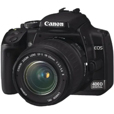 Produktbild von Canon EOS 400D Body EOS, 10.5 MP, CMOS, 3888 x 2592 Pixel, Auto, 100, 200, 400, 800, 1600, Aperturpriorität AE, auto, Schließerpriorität AE