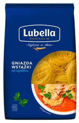 Obrázek produktu pro Lubella Pasta Gniazda Wstążki 400 G