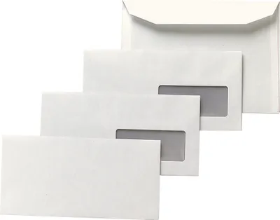 Produktbild von GPV Briefumschläge DA 115 x 225 mm weiß mit Fenster
